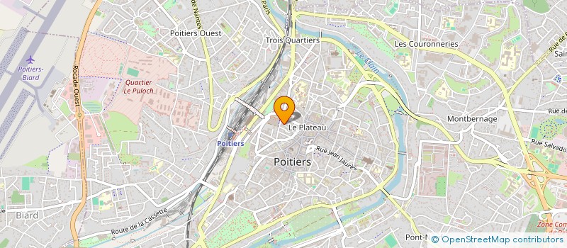 localisation de l'entreprise MONSIEUR FRANCOIS LOCU à POITIERS