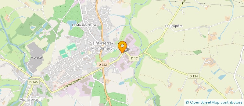localisation de l'entreprise MONSIEUR FRANCOIS LOISEAU à MONTREVAULT-SUR-EVRE
