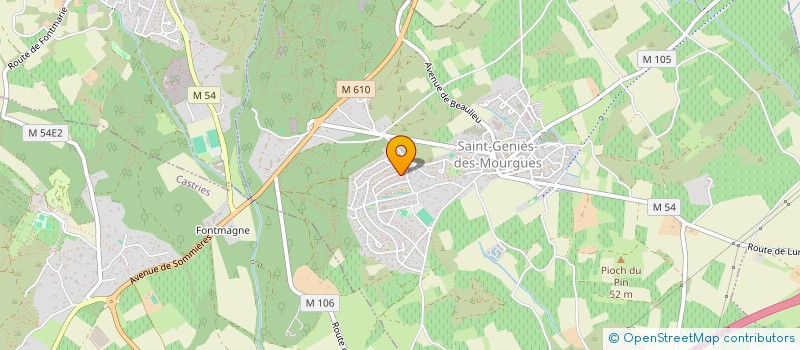 localisation de l'entreprise MONSIEUR FRANCOIS LOISEAU  SAINT-GENIES-DES-MOURGUES