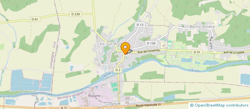 localisation de l'entreprise MONSIEUR FRANCOIS LOISEL à VIC-SUR-AISNE