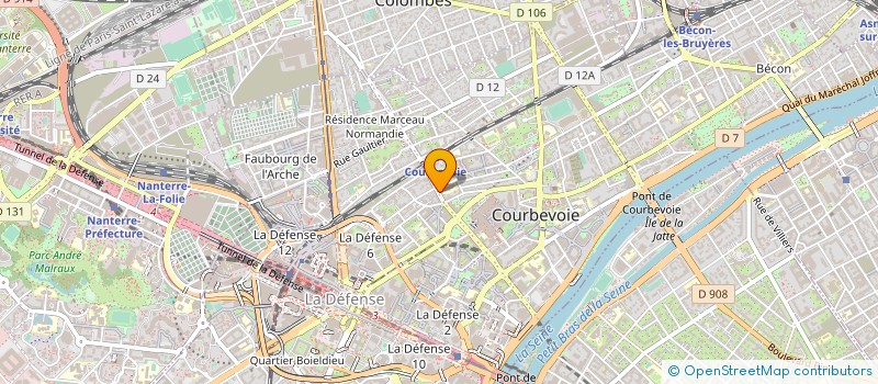 localisation de l'entreprise MONSIEUR FRANCOIS LOISELEUR à COURBEVOIE