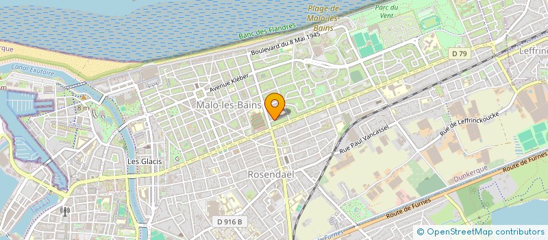 localisation de l'entreprise MONSIEUR FRANCOIS LONVERT à DUNKERQUE