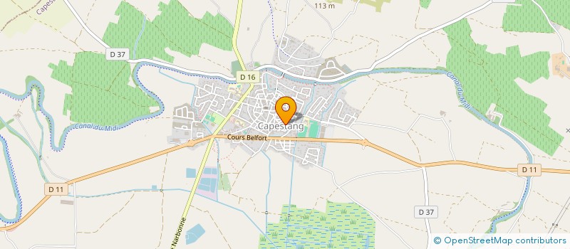 localisation de l'entreprise MONSIEUR FRANCOIS LOPEZ  CAPESTANG