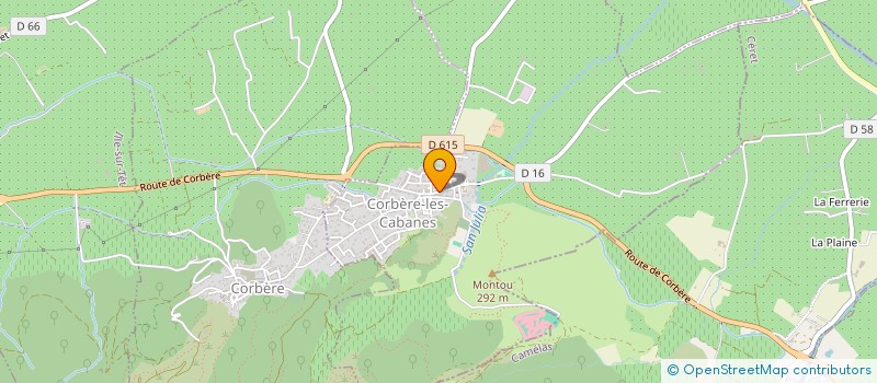 localisation de l'entreprise MONSIEUR FRANCOIS LOPEZ  CORBERE-LES-CABANES