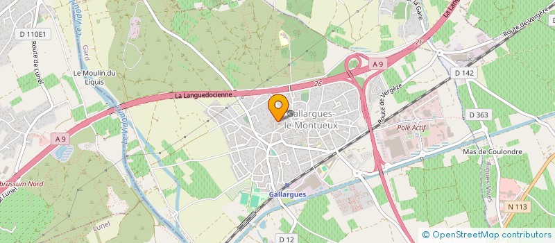 localisation de l'entreprise MONSIEUR FRANCOIS LOPEZ  GALLARGUES-LE-MONTUEUX