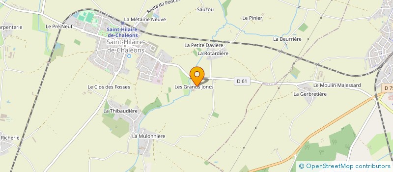 localisation de l'entreprise MONSIEUR FRANCOIS LOQUAIS  SAINT-HILAIRE-DE-CHALEONS