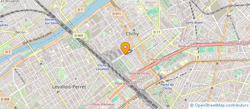 localisation de l'entreprise MONSIEUR FRANCOIS LORELLI à CLICHY