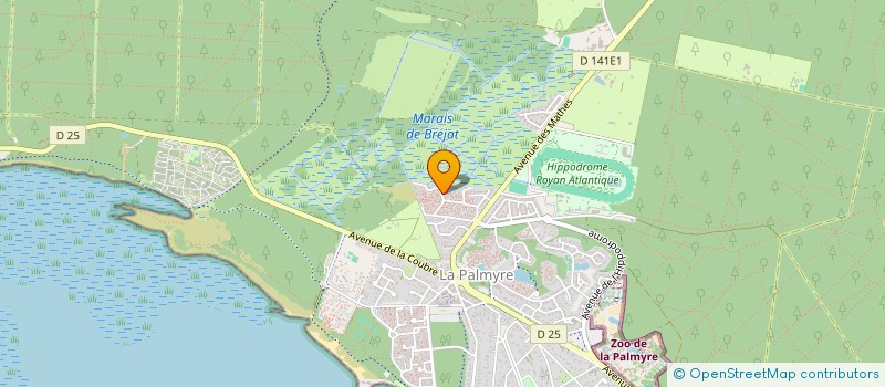 localisation de l'entreprise MONSIEUR FRANCOIS LORGERE  LES MATHES