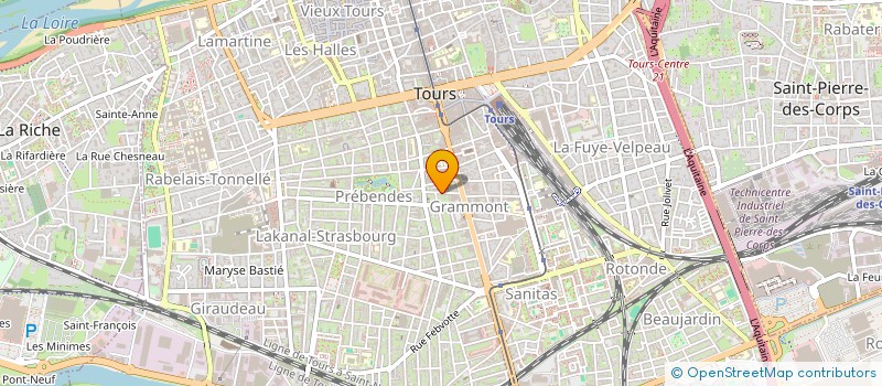 localisation de l'entreprise MONSIEUR FRANCOIS LORILLEUX  TOURS