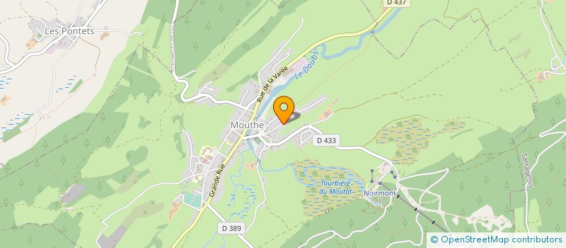 localisation de l'entreprise MONSIEUR FRANCOIS LORIN  MOUTHE