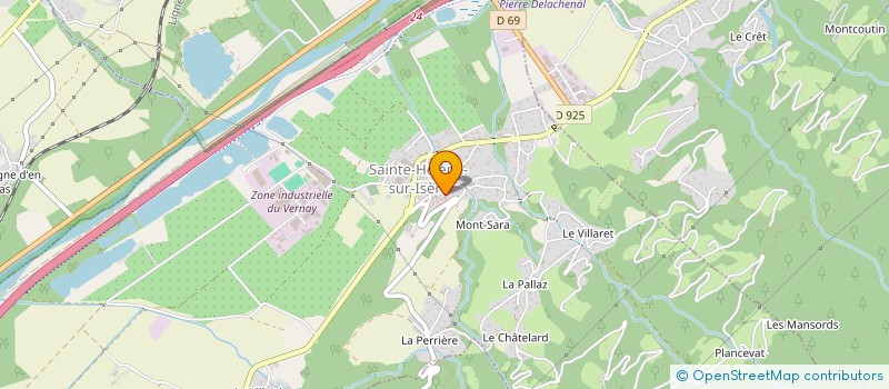 localisation de l'entreprise MONSIEUR FRANCOIS LORIOT  SAINTE-HELENE-SUR-ISERE