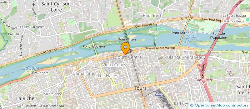 localisation de l'entreprise MONSIEUR FRANCOIS LORRAIN  TOURS