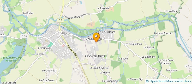 localisation de l'entreprise MONSIEUR FRANCOIS LORRE  SAINT-JUVAT