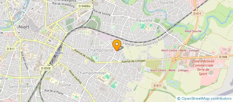 localisation de l'entreprise MONSIEUR FRANCOIS LOTHAIRE  NIORT