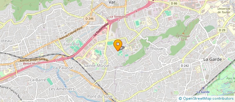 localisation de l'entreprise MONSIEUR FRANCOIS LOUBIGNAC à TOULON