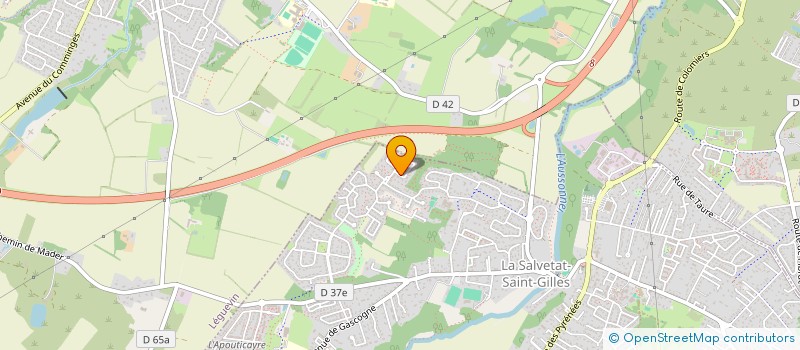 localisation de l'entreprise MONSIEUR FRANCOIS LOUIS DE GRAEVE  LA SALVETAT-SAINT-GILLES