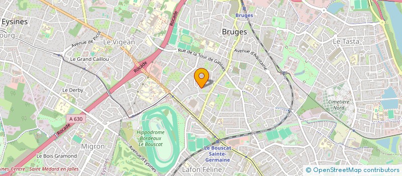 localisation de l'entreprise MONSIEUR FRANCOIS LOUIS GOUJON  BRUGES