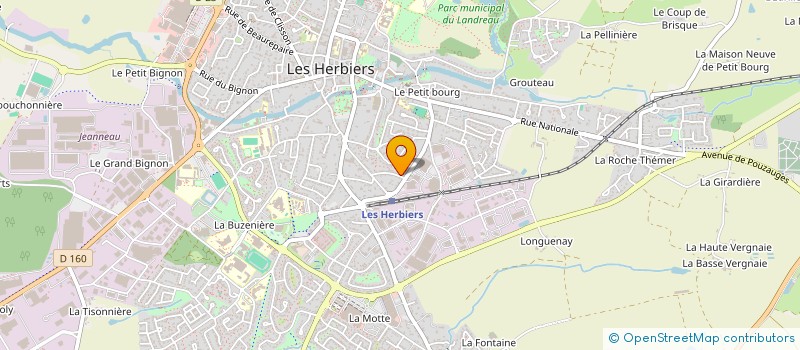 localisation de l'entreprise MONSIEUR FRANCOIS-LOUIS WAMBERGUE  LES HERBIERS