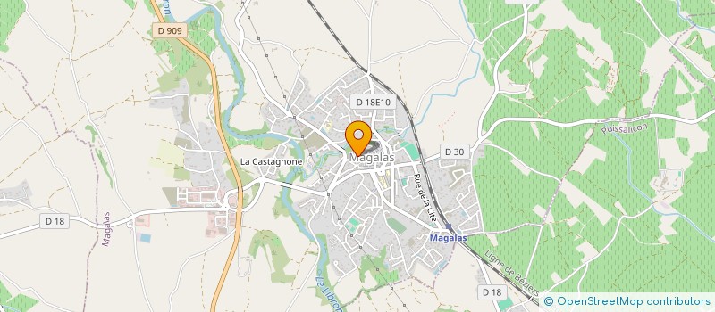 localisation de l'entreprise MONSIEUR FRANCOIS LOZANO  MAGALAS