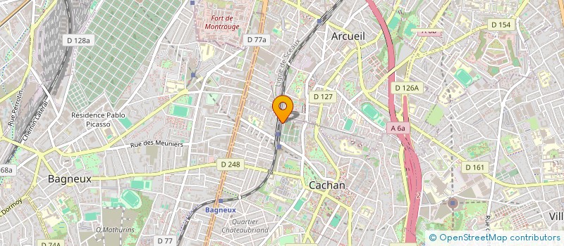 localisation de l'entreprise MONSIEUR FRANCOIS LU  CACHAN