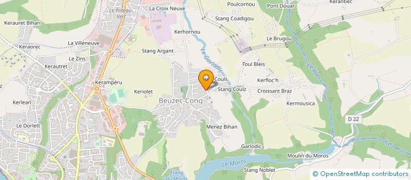 localisation de l'entreprise MONSIEUR FRANCOIS LUCAS à CONCARNEAU