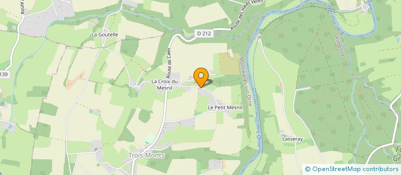 localisation de l'entreprise MONSIEUR FRANCOIS LUCAS à MONTILLIERES-SUR-ORNE