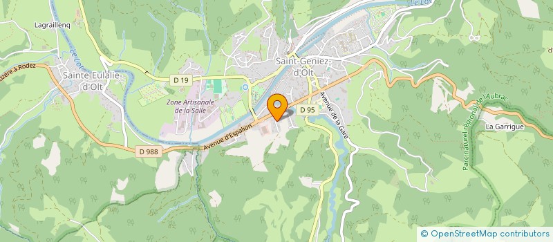 localisation de l'entreprise MONSIEUR FRANCOIS LUCHE à SAINT GENIEZ D'OLT ET D'AUBRAC