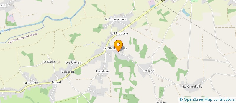 localisation de l'entreprise MONSIEUR FRANCOIS-LUDOVIC DUCREUX à SAINTE-ANNE-SUR-BRIVET