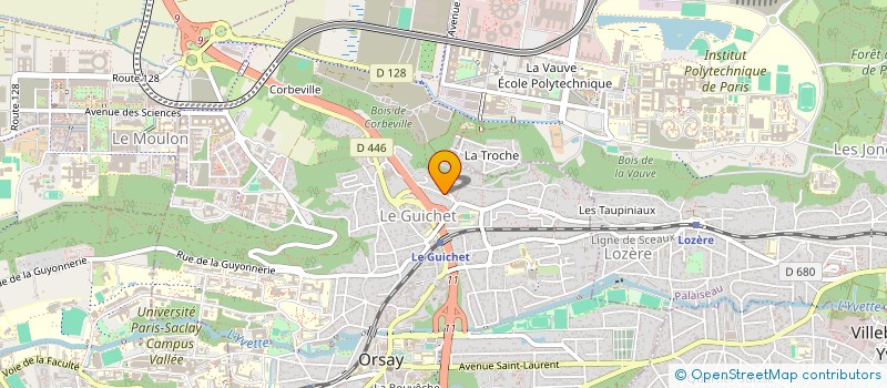 localisation de l'entreprise MONSIEUR FRANCOIS LUQUET à ORSAY