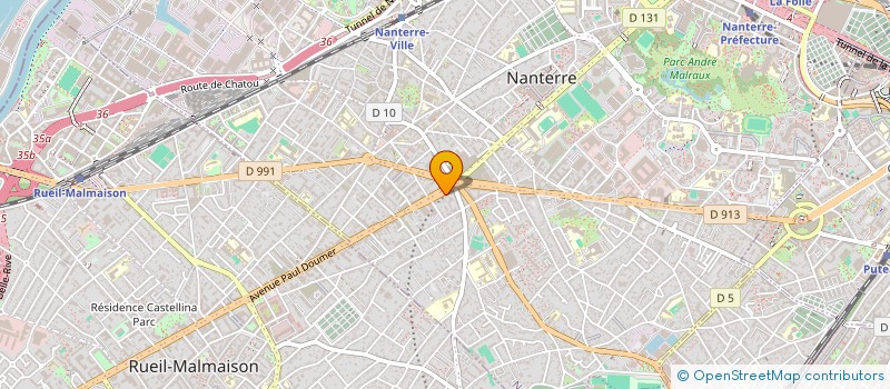 localisation de l'entreprise MONSIEUR FRANCOIS LUZUY  NANTERRE