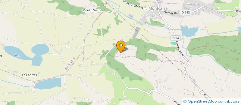 localisation de l'entreprise MONSIEUR FRANCOIS LYONNE  MONTCARRA