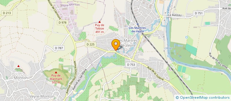 localisation de l'entreprise MONSIEUR FRANCOIS MADEBENE à LES MARTRES-DE-VEYRE