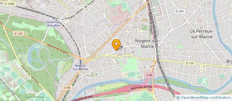 localisation de l'entreprise MONSIEUR FRANCOIS MADJLESSI à NOGENT-SUR-MARNE