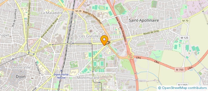 localisation de l'entreprise MONSIEUR FRANCOIS MAHE à DIJON
