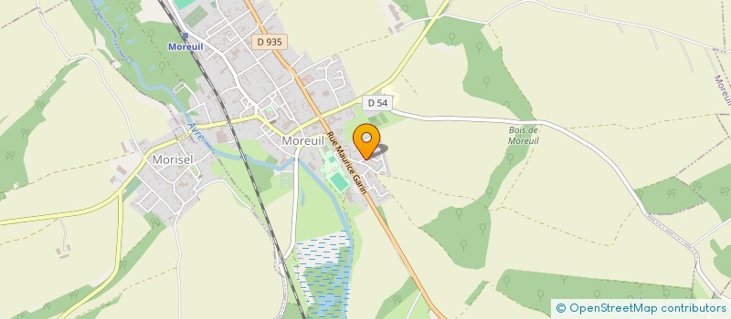 localisation de l'entreprise MONSIEUR FRANCOIS MAHIEUX  MOREUIL