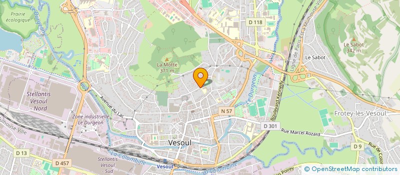 localisation de l'entreprise MONSIEUR FRANCOIS MAHON  VESOUL