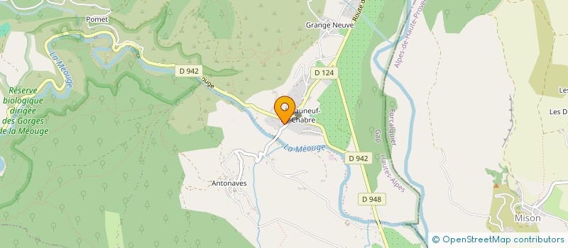 localisation de l'entreprise MONSIEUR FRANCOIS MAIGRE  VAL BUECH-MEOUGE