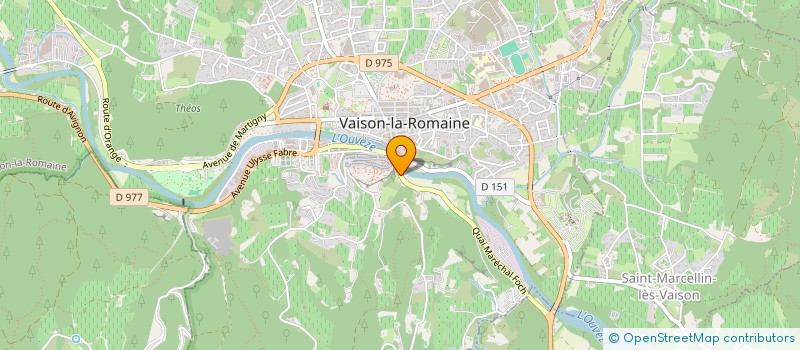 localisation de l'entreprise MONSIEUR FRANCOIS MAILLAN  VAISON-LA-ROMAINE