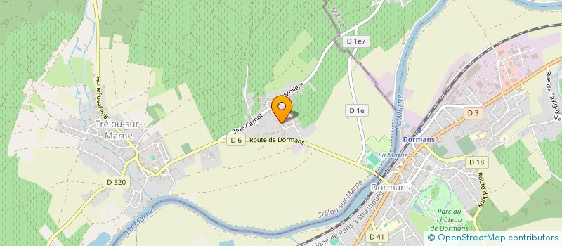 localisation de l'entreprise MONSIEUR FRANCOIS MAILLARD à TRELOU-SUR-MARNE