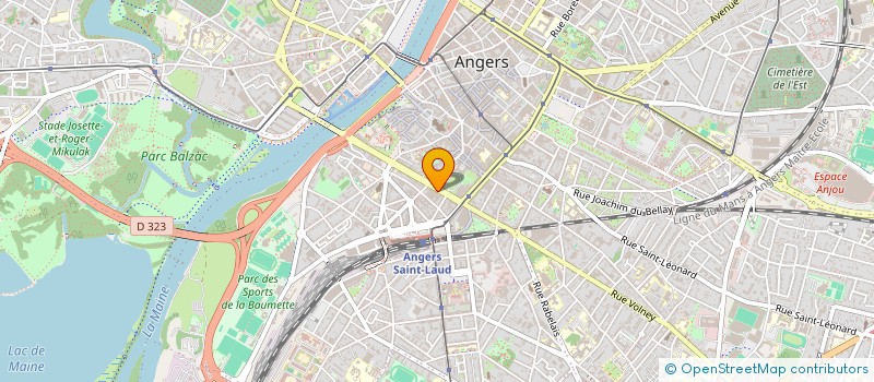 localisation de l'entreprise MONSIEUR FRANCOIS MAILLON à ANGERS