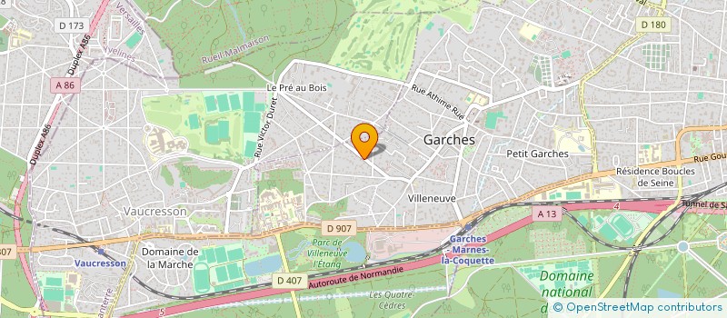 localisation de l'entreprise MONSIEUR FRANCOIS MAIRE à GARCHES