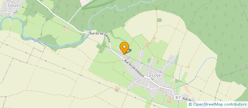 localisation de l'entreprise MONSIEUR FRANCOIS MAITREJEAN  LA LOYE