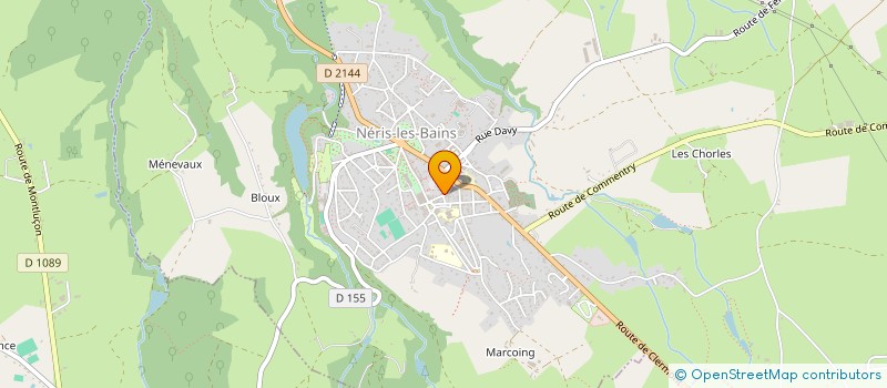 localisation de l'entreprise MONSIEUR FRANCOIS MAJERUS  NERIS-LES-BAINS