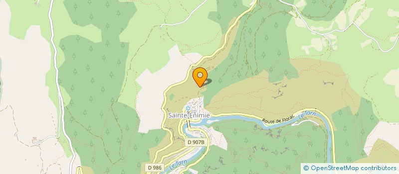 localisation de l'entreprise MONSIEUR FRANCOIS MALAVAL  GORGES DU TARN CAUSSES