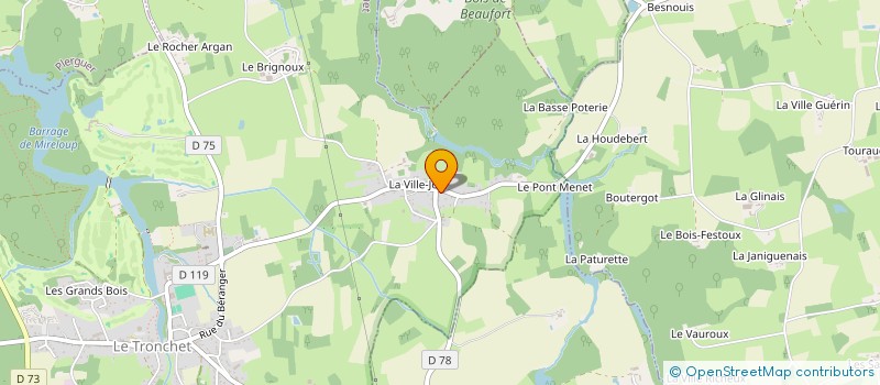 localisation de l'entreprise MONSIEUR FRANCOIS MALEMANCHE  LE TRONCHET