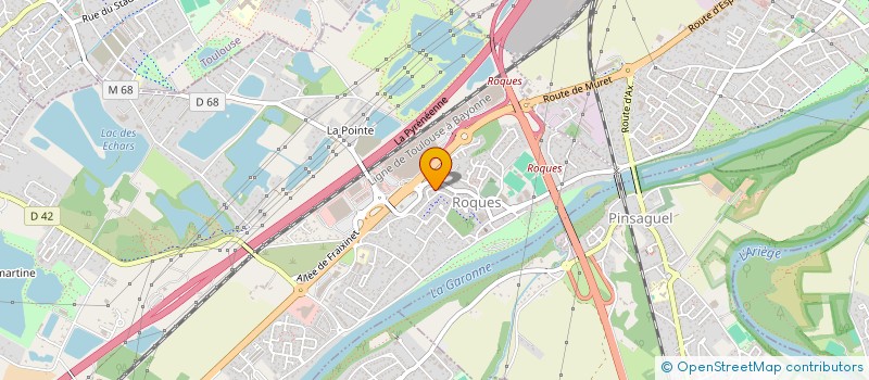 localisation de l'entreprise MONSIEUR FRANCOIS MALET  ROQUES