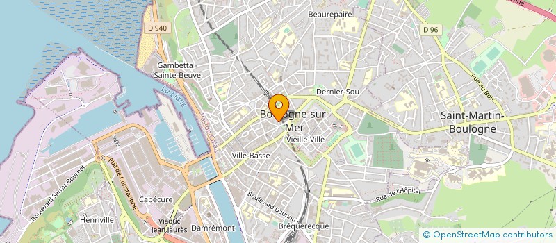 localisation de l'entreprise MONSIEUR FRANCOIS MALFOY à BOULOGNE-SUR-MER