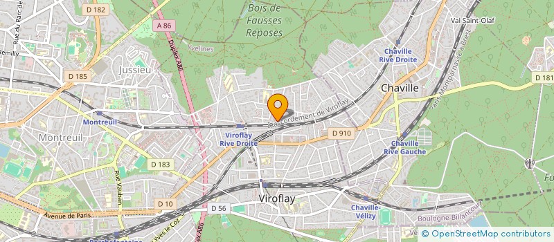 localisation de l'entreprise MONSIEUR FRANCOIS MALHAIRE à VIROFLAY