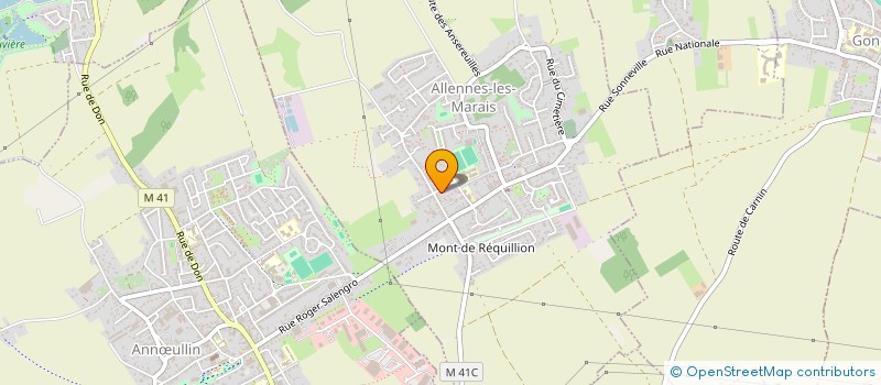 localisation de l'entreprise MONSIEUR FRANCOIS MALINOWSKI  ALLENNES-LES-MARAIS