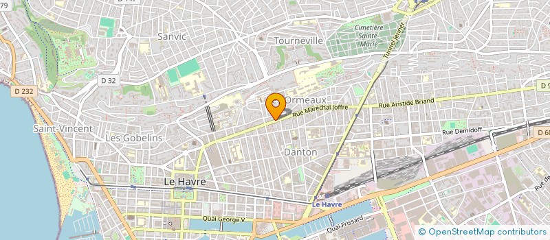localisation de l'entreprise MONSIEUR FRANCOIS MALOUVIER à LE HAVRE